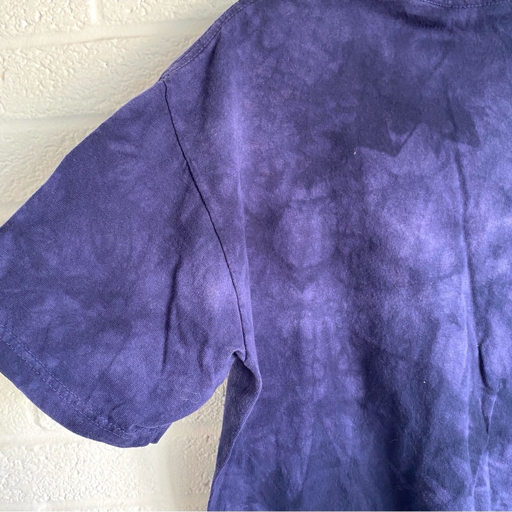 The Mountain Dark Cupid Angel Archer Fantasy T-Shirt Purple Tie Dye Medium Goth - Picture 8 of 8